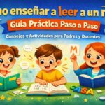 Cómo enseñar a leer a un niño paso a paso | Guía práctica